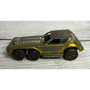 Hot Wheels Redline Open Fire 1971 Gold Made In Hong Kong